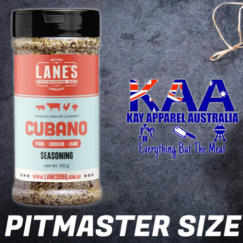 LANES BBQ CUBANO BBQ RUB 351 GRAMS PITMASTER SIZE