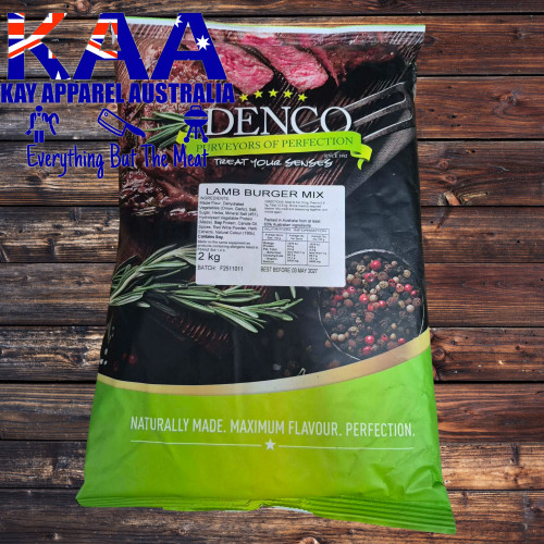 Denco Lamb Burger Premix Meal 2kg