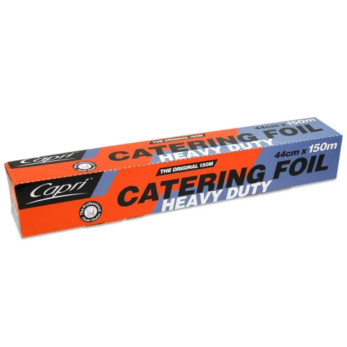 Capri Aluminium Foil Heavy Duty Dispenser Silver 44cmx 150m
