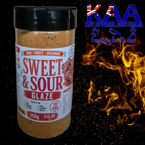 BBQ Rubs Sweet & Sour Glaze 250 grams