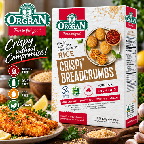 Orgran All Purpose Rice Crispi Breadcrumbs 300g