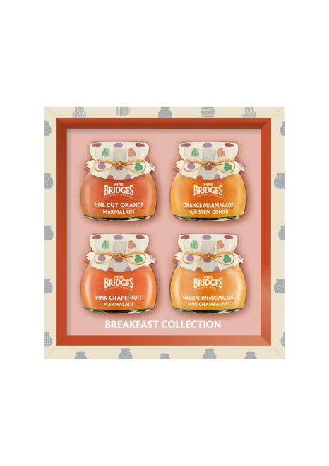 Mrs Bridges 4 Jar Breakfast Marmalade Gift Pack 4 x 113g