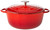 Pyrolux Pyrochef Cast Iron Casserole Dish 24cm - 4 Litre Red