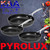 Pyrolux Ignite 3 Piece Fry Pan Set Non-Stick QuanTanium