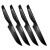 Midnight Series 440C Black Steak Knife - Set of 4 Midnight Series 440C Black Steak Knife - Set of 4