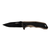 SICUT EDC Flipper Folding Knife 3.5 inch High Carbon Stainless Steel Blade Tan G10 Handle