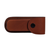 SICUT Traditional Lockback Folding Knife 5 inch with Leather Belt Pouch Sawcut Handle