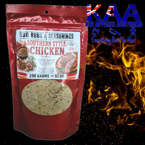 BBQ Rubs, Southern Chicken BBQ Rub Sprinkle 200 Grams