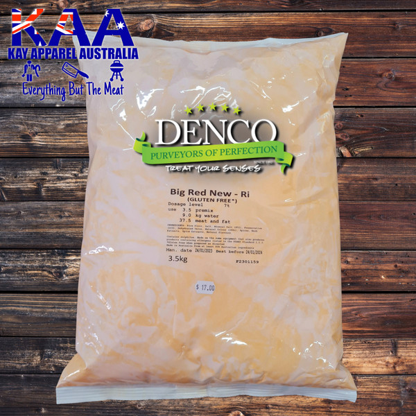 Denco Big Red Beef Ri Sausage Meal, Premix, Seasoning 3.5kg Bag GLUTEN FREE