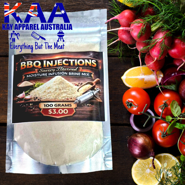 BBQ injections, Savory Flavored Moisture Infusion Brine Mix 100 grams