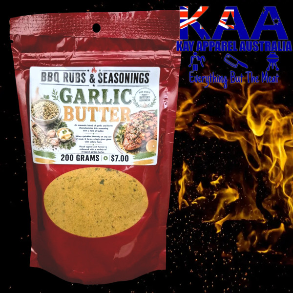 BBQ Rubs, Garlic Butter Glaze BBQ Rub 200 Grams