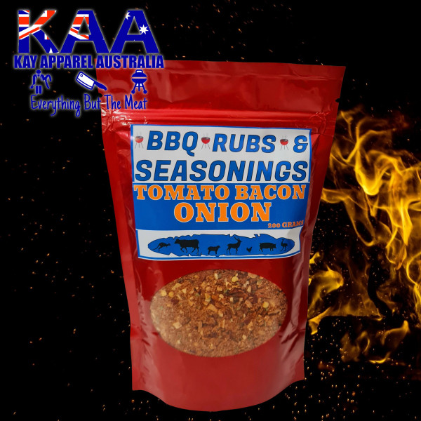 BBQ Rubs, Tomato Bacon & Onion Rub Sprinkle 200 Grams