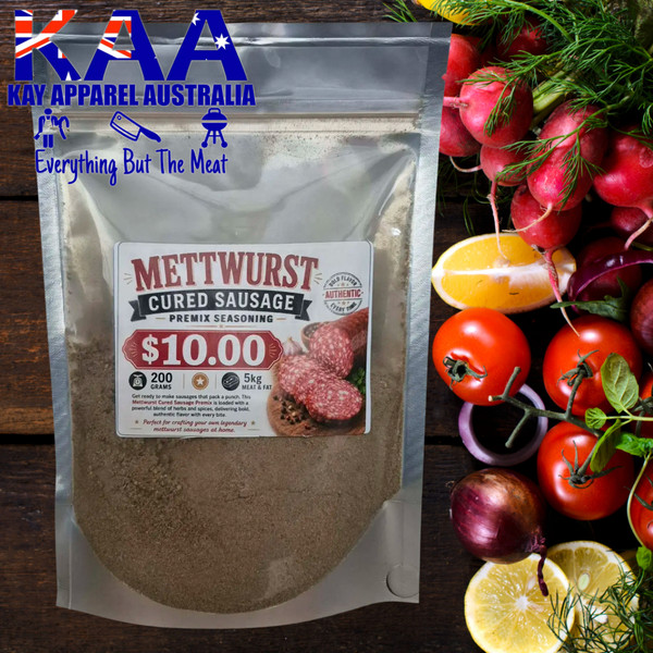 Mettwurst Cured Sausage Premix, Meal, Seasoning 200 Grams
