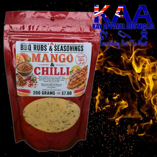 BBQ Rubs Mango & Chilli Glaze 200g