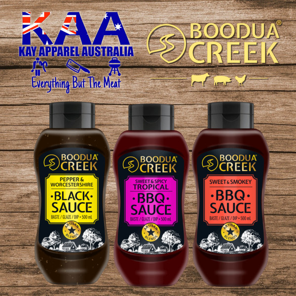 Boodua Creek Low & Slow BBQ Sauces Ultimate BBQ Sauce Set of 3