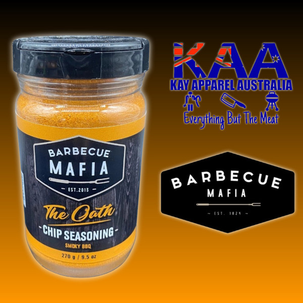 Barbecue Mafia BBQ Rubs - The Oath Chip Seasoning - 270g Shaker