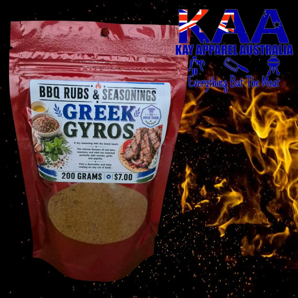 BBQ Rubs Greek Gyros Sprinkle BBQ Rub 200g