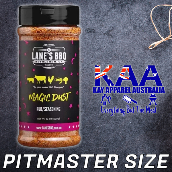 LANES BBQ MAGIC DUST RUB 340GRAMS PITMASTER SIZE