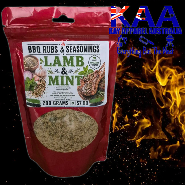 BBQ Rubs Lamb & Mint BBQ Rub Sprinkle 200g