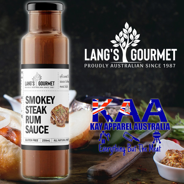 Langs Gourmet Smokey Steak Rum BBQ Sauce 250ml