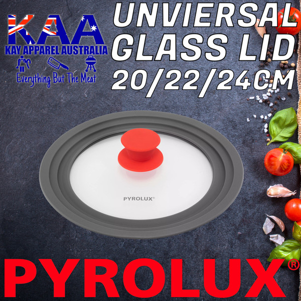 Pyrolux Universal Glass Lid 20cm, 22cm, 24cm