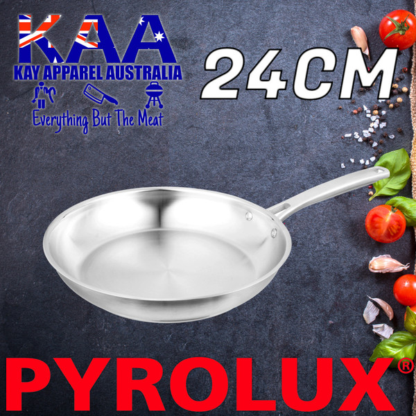 Pyrolux Radius 85 Stainless Steel Fry Pan 24cm