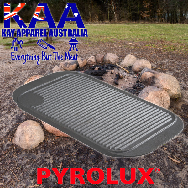 Pyrolux Pyrocast Cast Iron Rectangular Grill Tray 48cm x 26cm