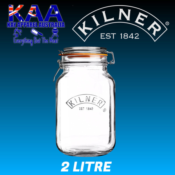 Kilner Round Clip Top Jar 2 Litre, 0025.493
