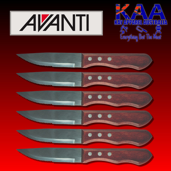 Avanti Jumbo Steak Knife Set of 6 78886