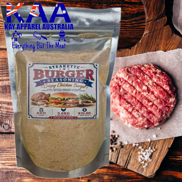 Steakette Seasonings, Crispy Chicken Burger mix, Premix, Meal 400g, GLUTEN FREE