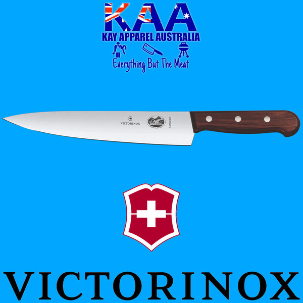 Victorinox Rosewood Chefs Kitchen Carving Knife 25cm 5.2000.25G