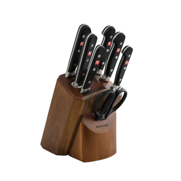 KAMATI Classic 8 Piece Knife Block Set