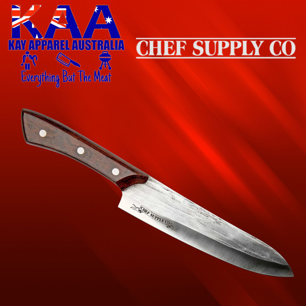 Red Series 20 cm Chef Knife with Full Tang Hard Wood Handle Red Series 20 cm Chef Knife with Full Tang Hard Wood Handle