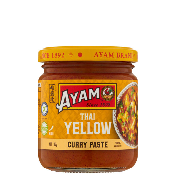 Ayam Thai Yellow Curry Paste 185g Ayam Thai Yellow Curry Paste 185g