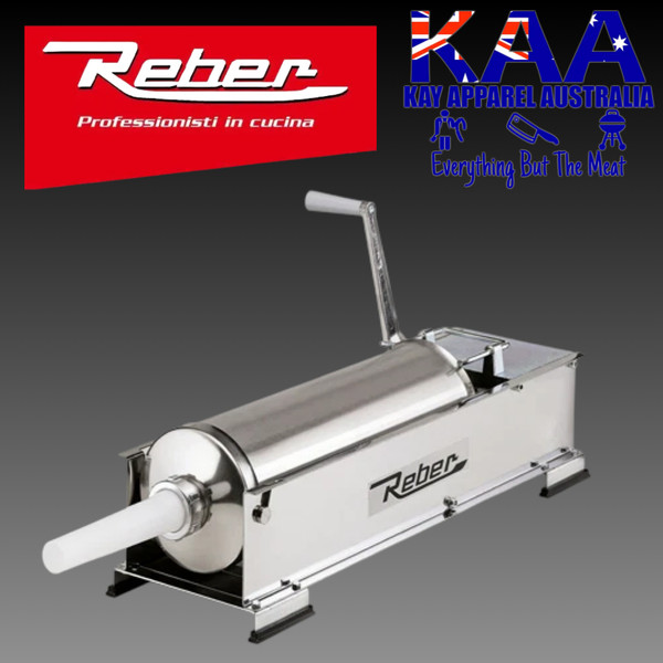 Reber 12LT Sausage Filler Stainless Steel, Italian Made