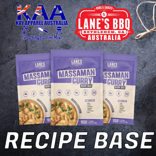 LANES BBQ RICH & NUTTY MASSAMAN CURRY RECIPE BASE 30 GRAMS