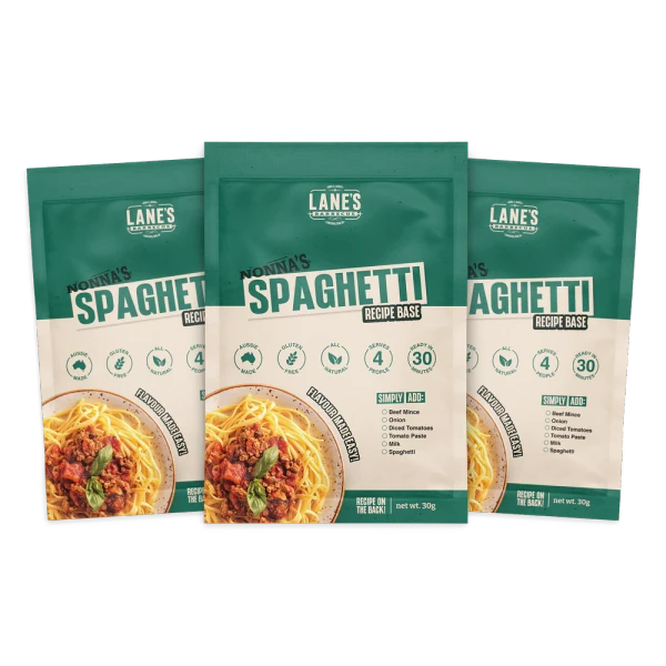LANES BBQ NONNAS SPAGHETTI RECIPE BASE 30 GRAMS
