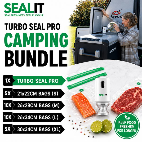 SEALIT Turbo Seal Pro Camping Bundle Portable Vacuum Sealer