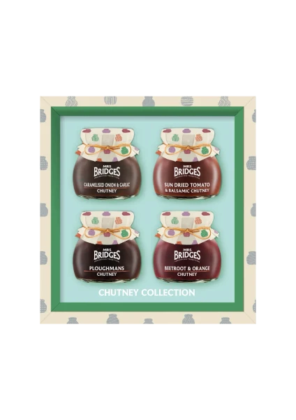 Mrs Bridges 4 Jar Chutney Gift Pack 4 x 100g