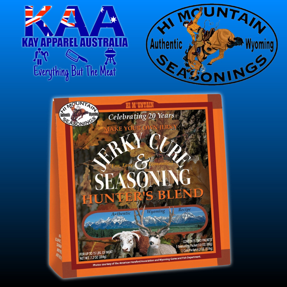 Hi Mountain Jerky Cure & Seasoning Hunters Blend Kay Apparel Aprons