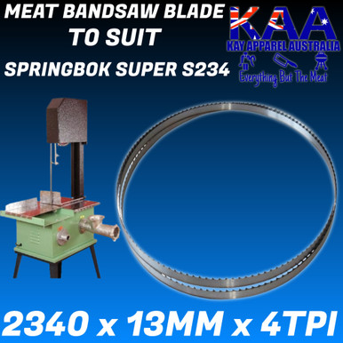 Meat Bandsaw Blade 2340x13 mm x 4 TPI to suit South African Springbok ...