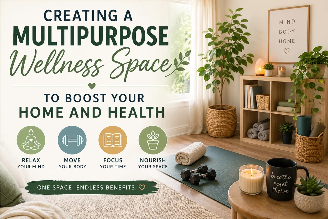 Creating a Multipurpose Wellness Space to Boost Your Home and Health