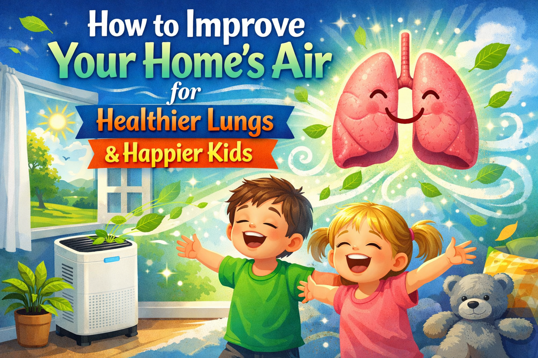 How to Improve Your Home’s Air for Healthier Lungs and Happier Kids