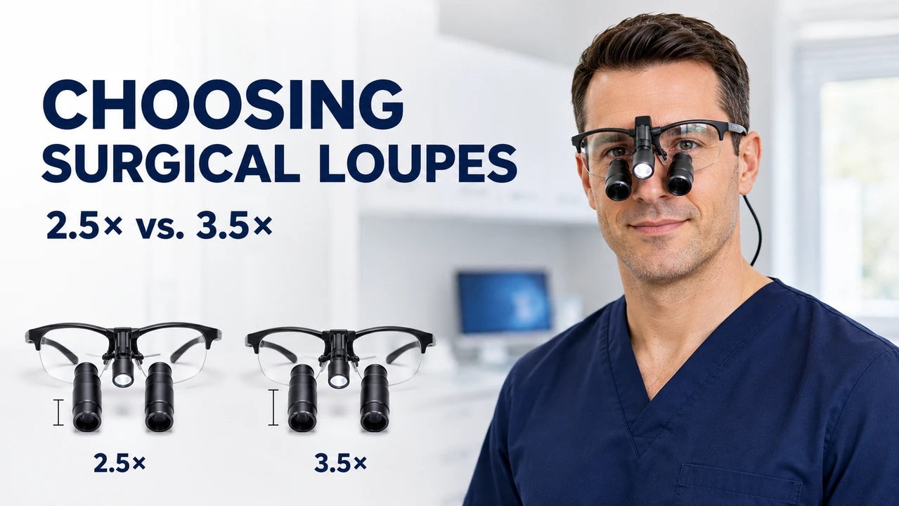 Choosing Surgical Loupes: 2.5× vs. 3.5× Magnification