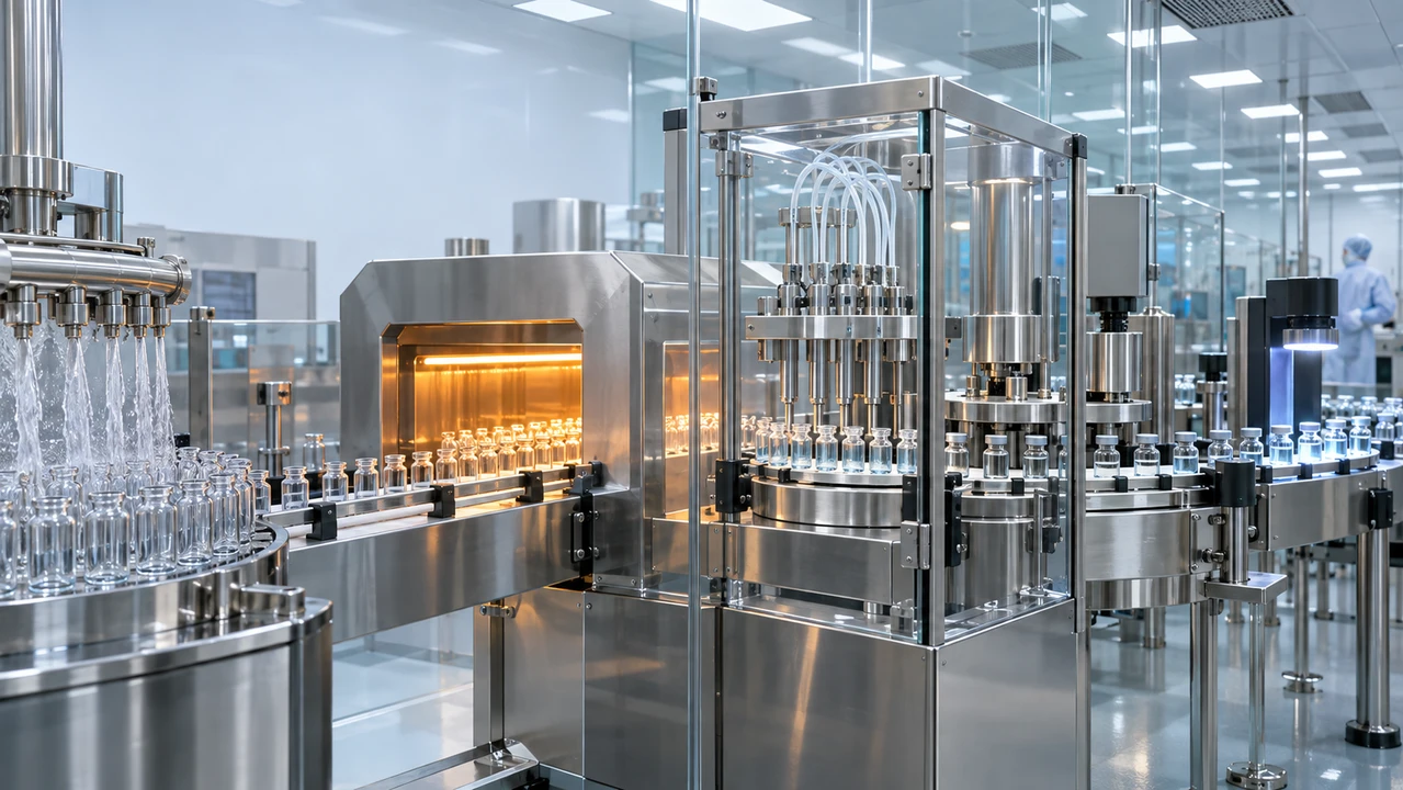 Inside an Injectable-Vial Production Line: Washing, Filling and Capping