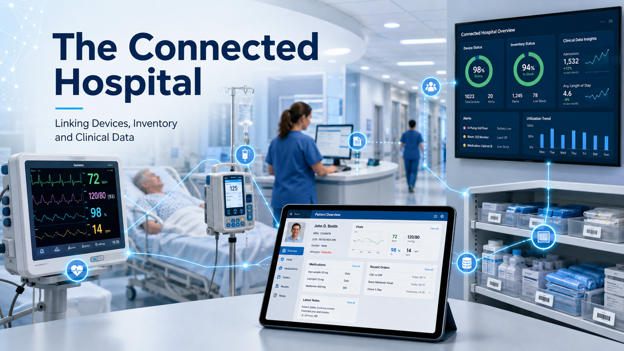 The Connected Hospital: Linking Devices, Inventory and Clinical Data