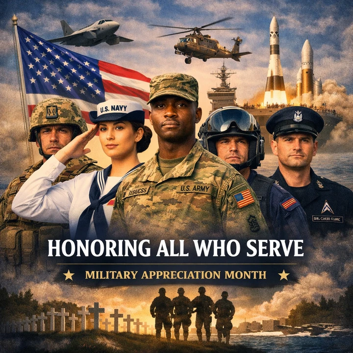 Military Appreciation Month: Honoring Service, Sacrifice, and the Families Who Stand Behind Them