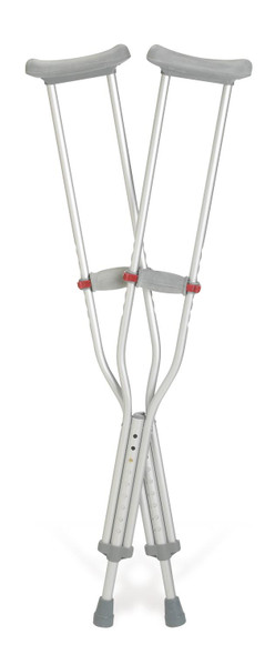 Medline Red Dot Aluminum Crutches
