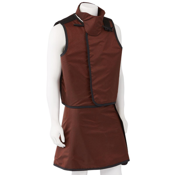 Lightweight Lead Men's X-Ray Apron and Vest with Collar