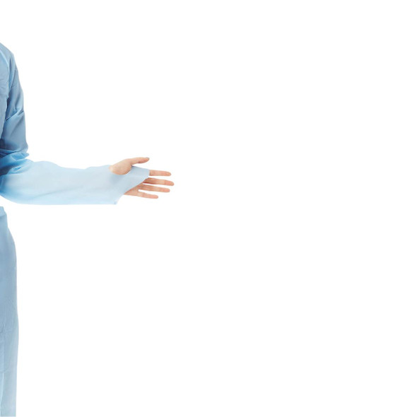 Medline Disposable PE Film Gowns with Open Back